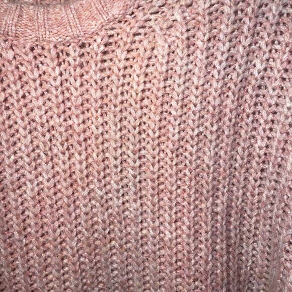 American Eagle Outfitters Small Women’s Pink Crop Sweater Very Soft So Cute! - Picture 4 of 8